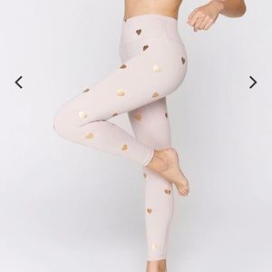 Spiritual Gangster Heart Print Leggings